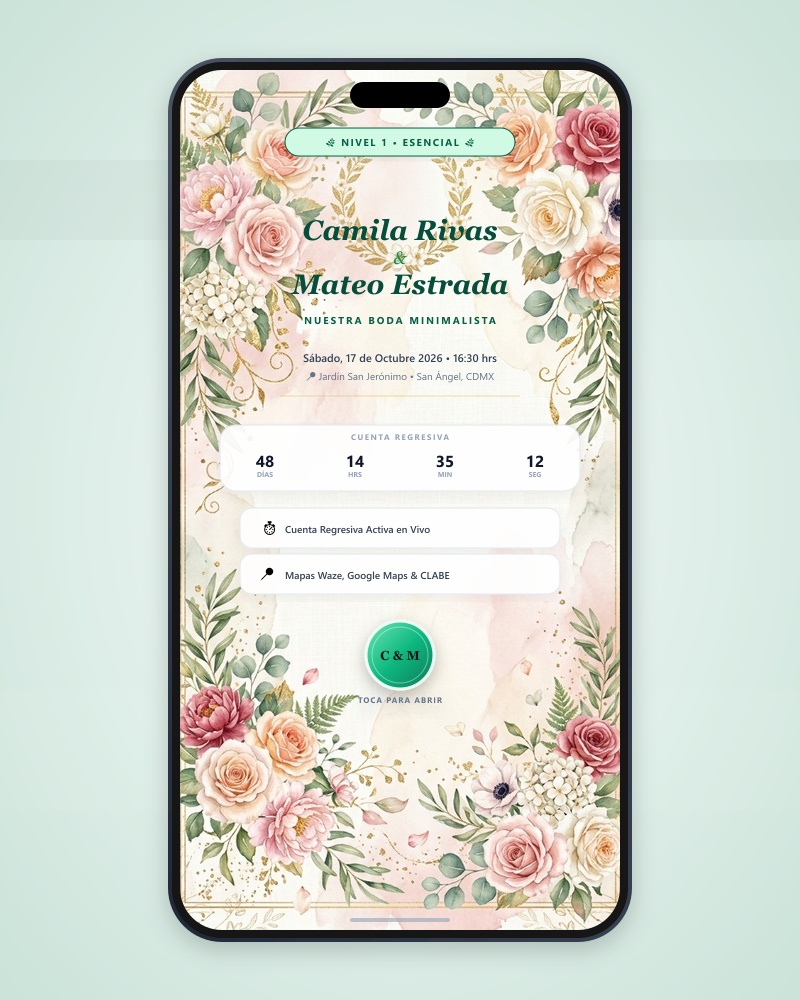 Boda Minimalista & Eucalipto Puro (Esencial)